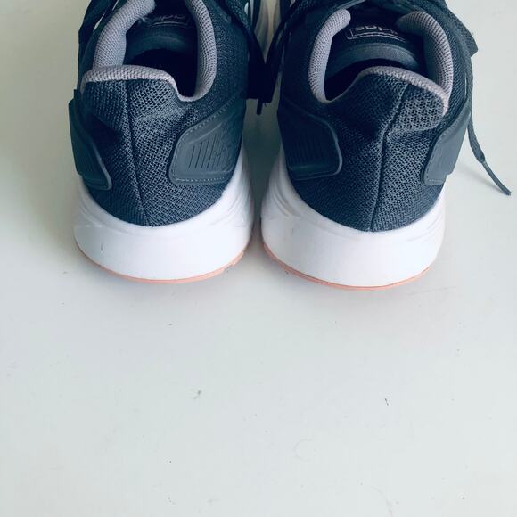 Adidas Women's 9.5 'Duramo 9' Gray Pink Spirit Running Sneakers Cloudfoam - Picture 8 of 11